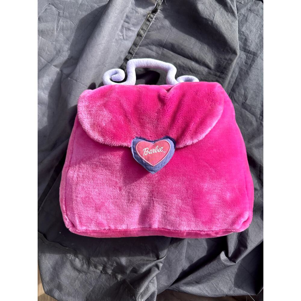 Vintage Barbie Plush Pillow Pink 2001